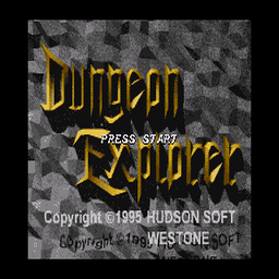 Dungeon Explorer (U) Title Screen